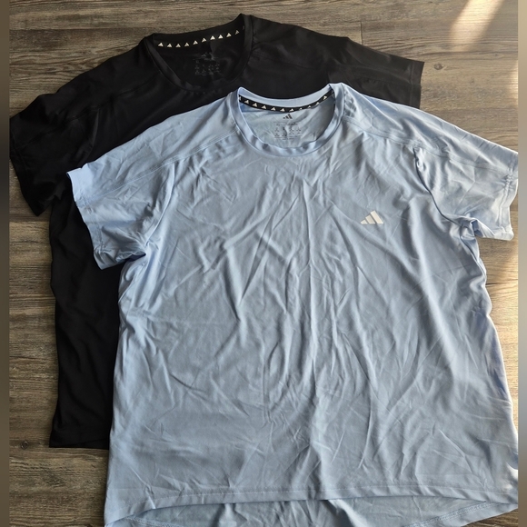 Adidas Women’s Active Tee Bundle — Light Blue + Black (XL) - Picture 2 of 11